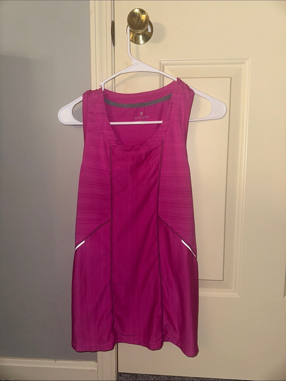 Athleta Fuchsia Active Tank Mini Dress